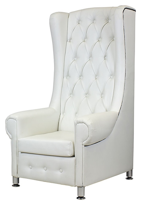 Кресло педикюрное МЭДИСОН ТРОН, белое матовое