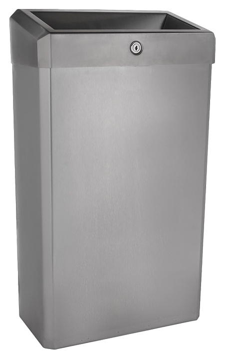 Корзина для мусора Merida STELLA R KSA106.R 27 л с конусным отверстием (нерж. сталь) Anti Finger