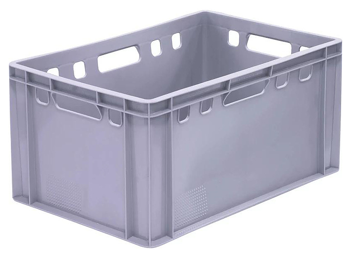 Ящик для мяса ТАРА.РУ 210 ВС 600х400х300 мм Е3 серый