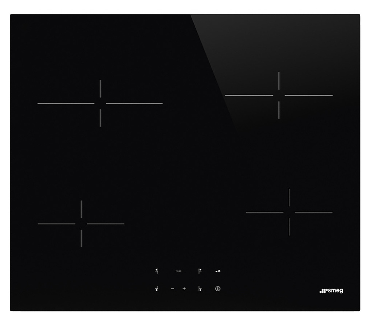 Варочная панель электрическая SMEG SE264TD2 6.3 Квт 600x510х50 мм черный