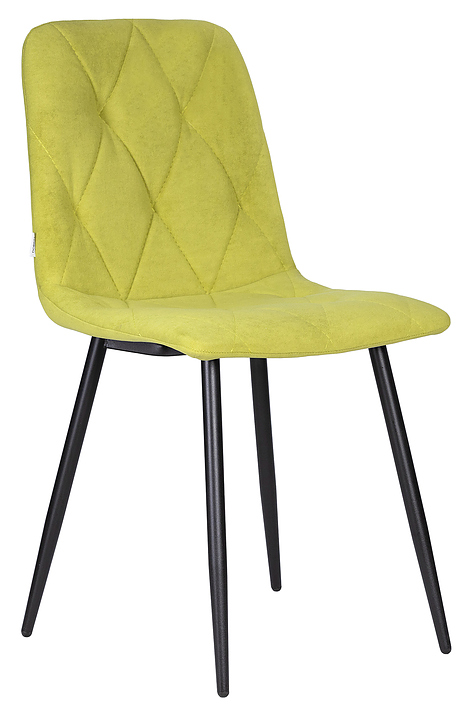 Стул обеденный DOBRIN 006 CHILLY ROMBO (лайм, черный)