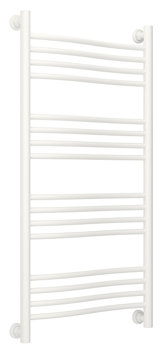 Полотенцесушитель водяной Сунержа Флюид + 100x50 см матовый белый