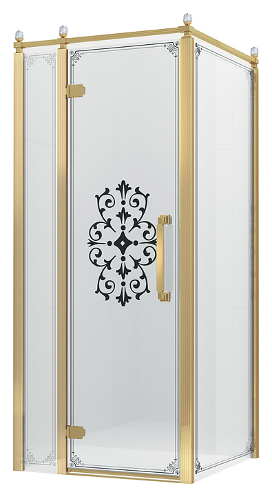 Уголок душевой Ambassador Royal 18015308-L 90х90 см, левый