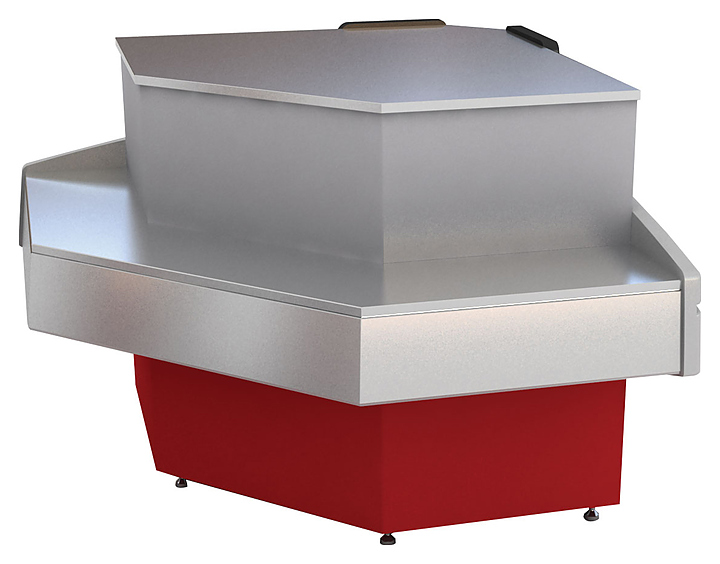 Прилавок кассовый CRYSPI Blues KNP OC угол внеш.