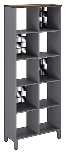 Стеллажная система КОБОР SQ-5X2 graphite/charlston