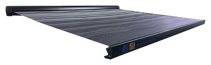 Маркиза автомобильная MobileComfort EAGLE M450BD 4,5 м механическая безопорная, черный корпус с темно-серым тентом