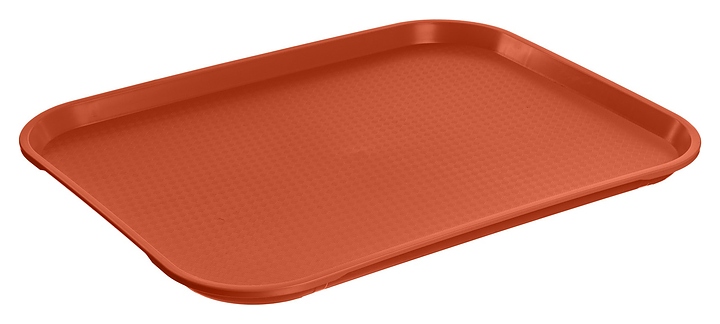 Поднос MGprof 1758 44,5х34,5 см (полипропилен) поверхность классик (166) прямоугольный оранжевый