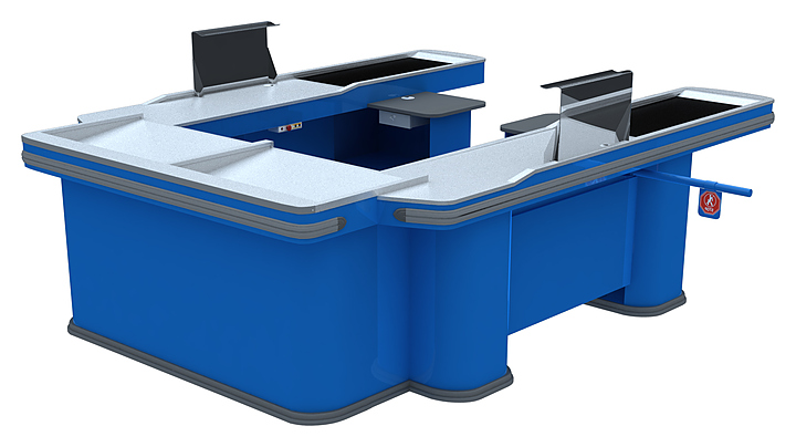 Кассовый бокс Commerce Renessance Гипервайд 3550 см, наклонный накопитель