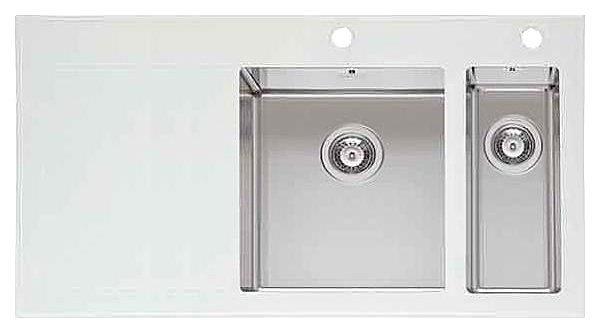 Кухонная мойка Imenza Charisma 1/2 1B 1D белая, правая