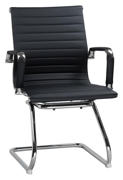 Кресло офисное для посетителей DOBRIN 102N-LMR-N CODY (черное) 2 шт.