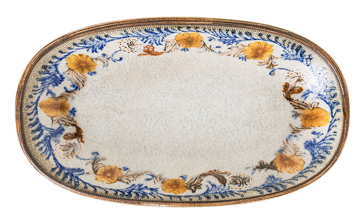 Блюдо овальное Bonna Ретро Флорал Гурмэ 79731 150х85 мм