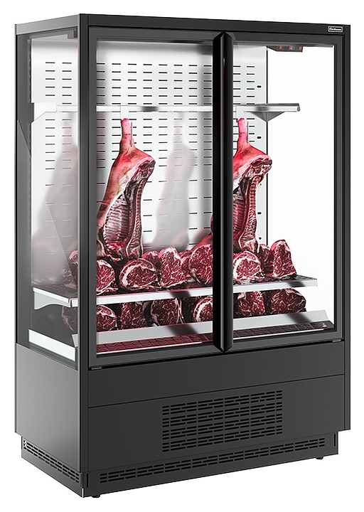 Горка холодильная Carboma FC 20-07 VV 1,3-1 версия 2.0 Standard (фронт X7) 9005-0430