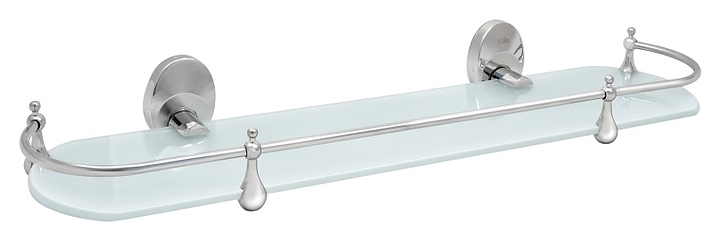 Полка Puff Solinne 16181 Modern (нерж. сталь / стекло матовое) хром