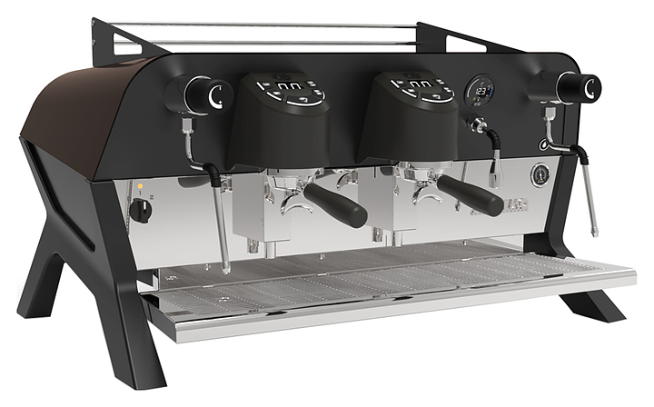 Кофемашина Sanremo F18 SB 2 высокие гр. черно-коричневая