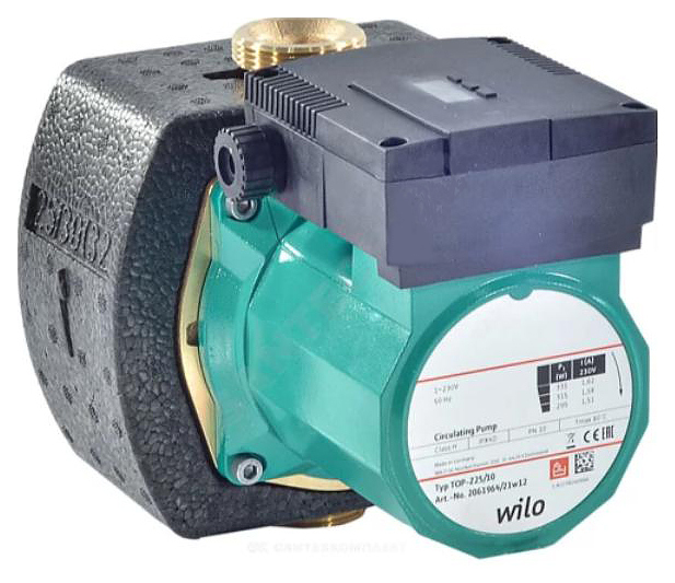 Насос циркуляционный с мокрым ротором Wilo TOP-Z 25/10 DM PN6/10 3Х400/230В/50 ГЦ 2175509