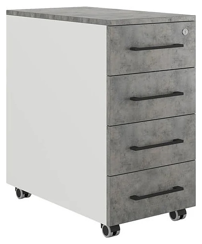 Тумба мобильная КОБОР TМ4-40/80 white/chicago