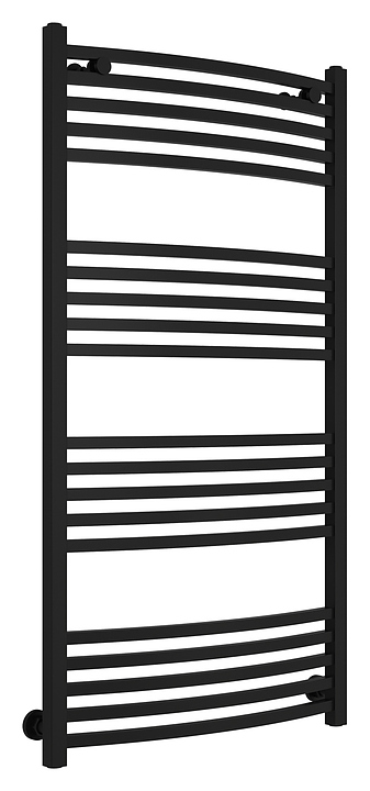Полотенцесушитель водяной Сунержа Аркус 120x60 см матовый черный