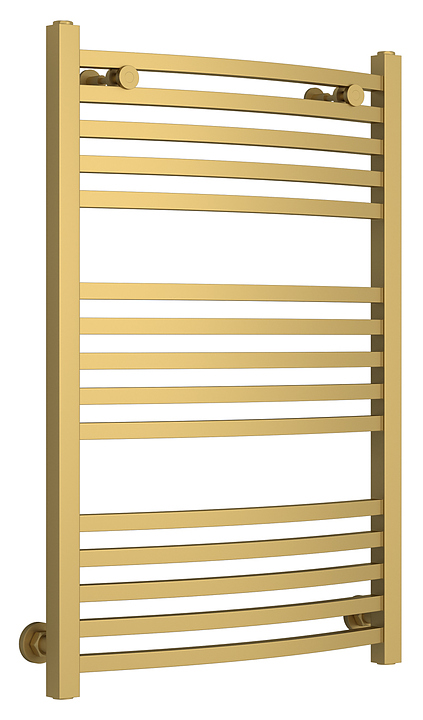 Полотенцесушитель водяной Сунержа Аркус 80x50 см матовое золото