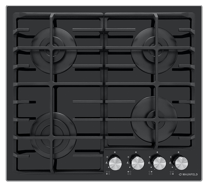 Варочная панель газовая Maunfeld EGHG.64.6CB/G черная