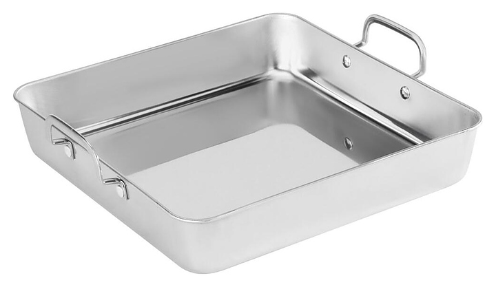 Сковорода для подачи P.L. Proff Cuisine SPDH-08SS 1900 мл 21х21 см h=5 см (нерж. сталь)