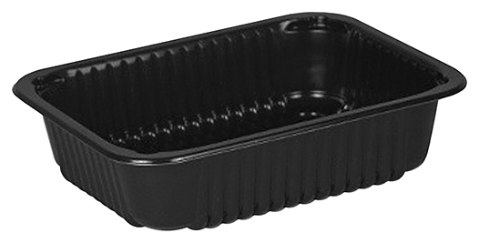 Контейнер под запайку VASSILII 205х160х40 мм 800 мл чер. 1х320