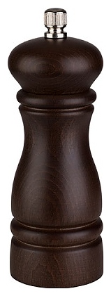 Мельница для перца APS 40520, 55х150 мм, дерево / нержавеющая сталь / металлический измельчитель, темное дерево