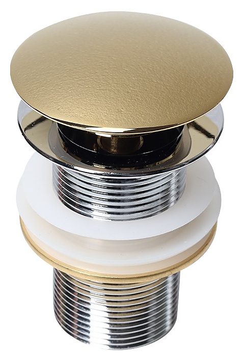 Клапан донный MELANA MLN-330304G без перелива, золото