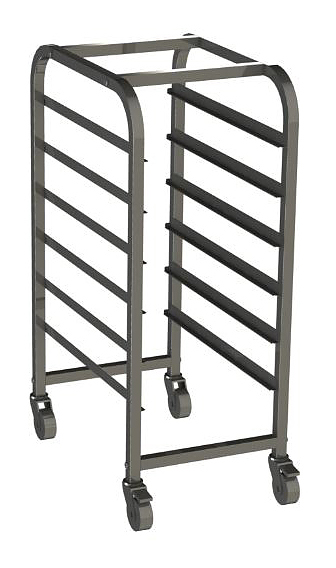 Тележка-шпилька для гастроемкостей Restoinox ТШРГ-6 GN 1/1 (530х325)