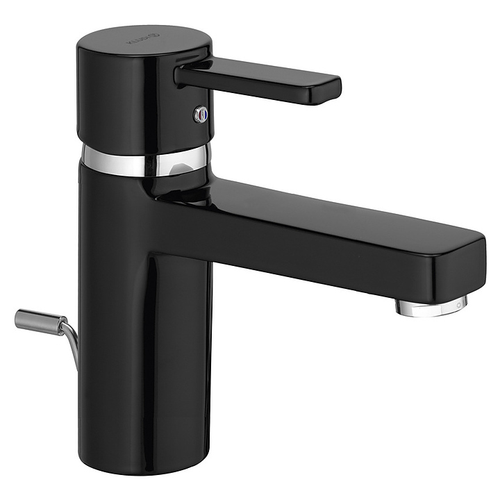 Смеситель для раковины KLUDI Zenta 382608675 чёрный / хром