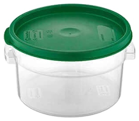 Контейнер для продуктов Gastroplast GRPP-2 2,1 л d=17 см h=11 см (полипропилен) прозрачный
