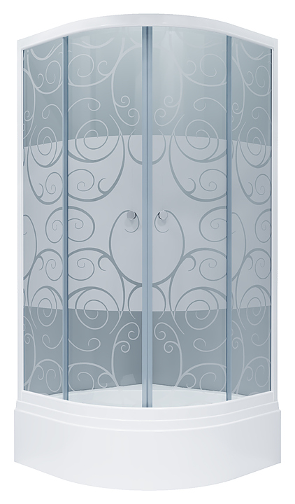 Уголок душевой Triton Узоры 100х100 В