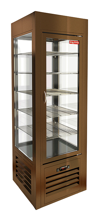 Витрина кондитерская HICOLD VRC 350 Sh Bronze