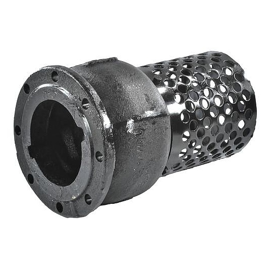 Клапан обратный Луидор осевой 16ч42р Ду 80 Ру2,5 Тмакс=50 оС фл диск чугун с приемной сеткой