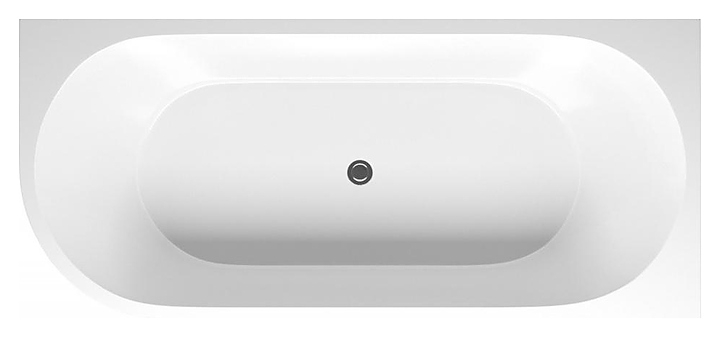 Ванна Aquanet Elegant B 180x80 3806N Matt Finish, акрил, белая матовая
