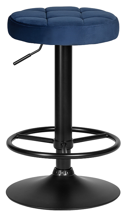 Табурет барный DOBRIN 5008-LM BRUNO BLACK (синий)