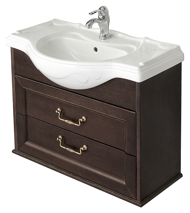 Тумба под раковину Roca America Evolution W ZRU9302952 85 см дуб темный