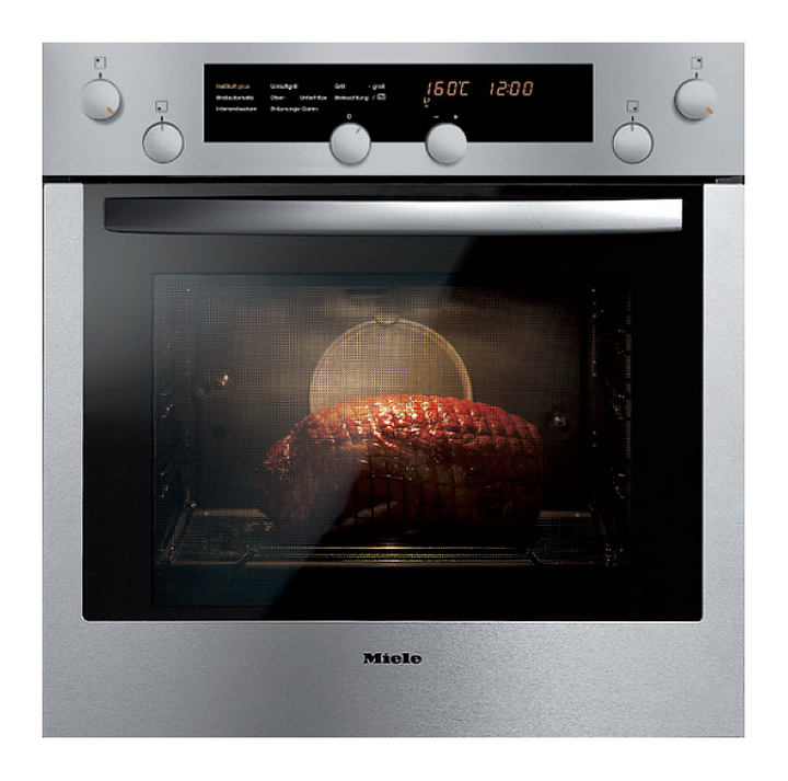 Зависимый электрический духовой шкаф Miele H 4350 E сталь