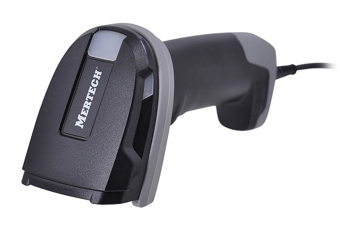 Проводной двумерный сканер штрих-кода Mertech 2420 P2D USB, USB эмуляция RS232, black, черный