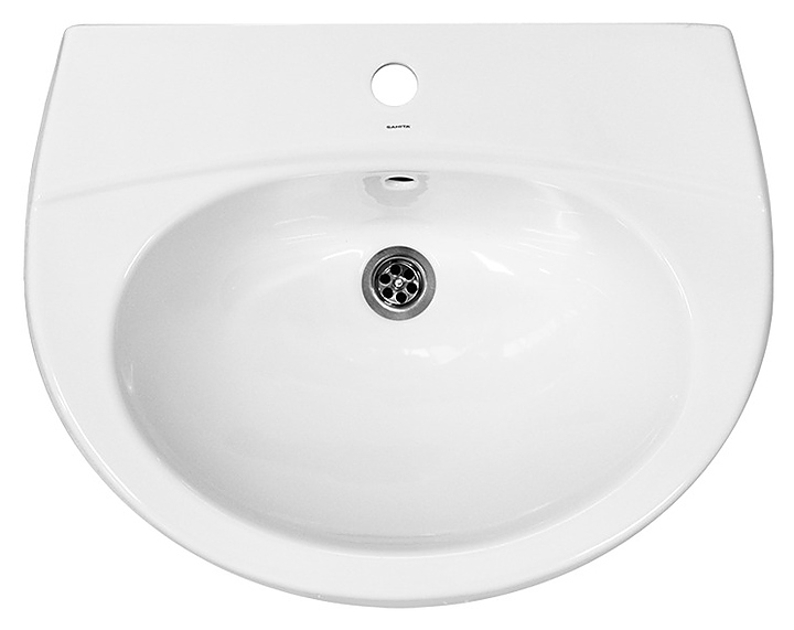 Раковина подвесная Sanita Виктория VIC55SAWB01 61,6х46 см