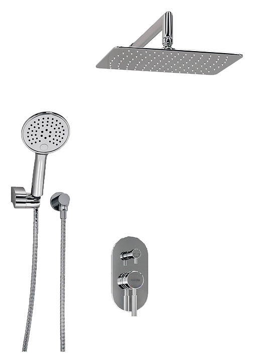 Комплект душевой встраиваемый Wasserkraft A16169 хром