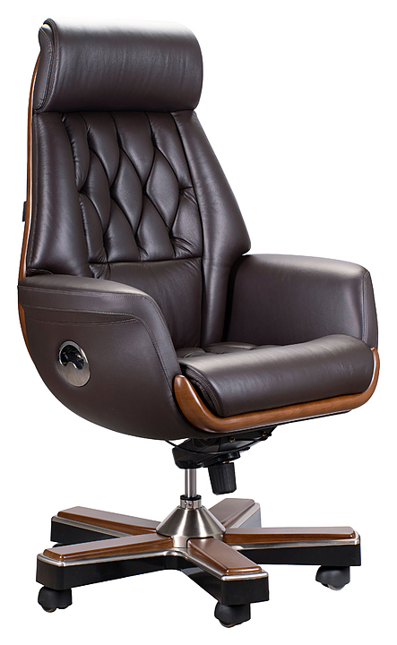 Кресло NORDEN Трон коричневое