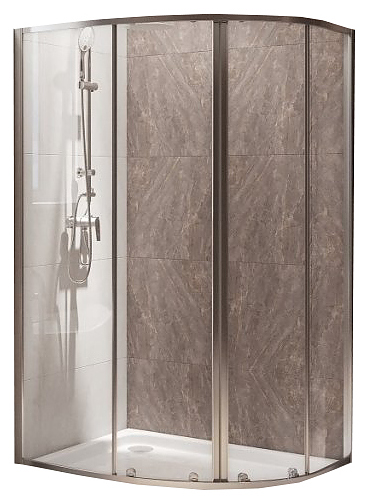 Уголок душевой BelBagno DUE-RH-2-120/80-C-Cr 120x80x190 см, стекло прозрачное