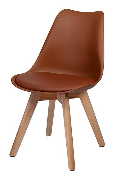 Стул BentWood Eames W коричневый