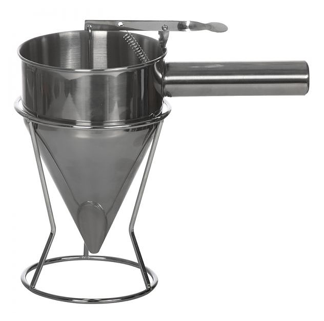 Подставка для воронки кондитерской механической Foodatlas 138x138x167 мм нерж.сталь