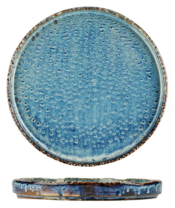 Тарелка с бортом P.L. Proff Cuisine Aqua Blue 81222274 20,5 см