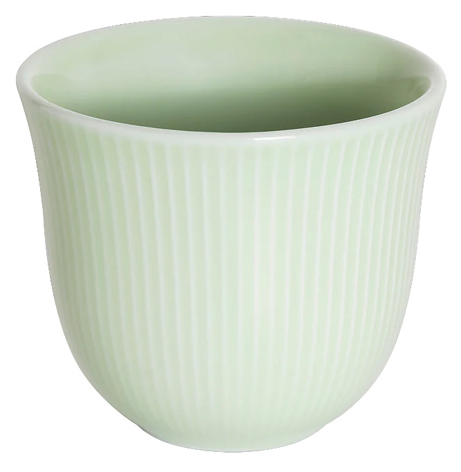 Чашка Loveramics Brewers Embossed Tasting Cup Latte&Cappuccino C099-47BGR 250 мл, зеленый