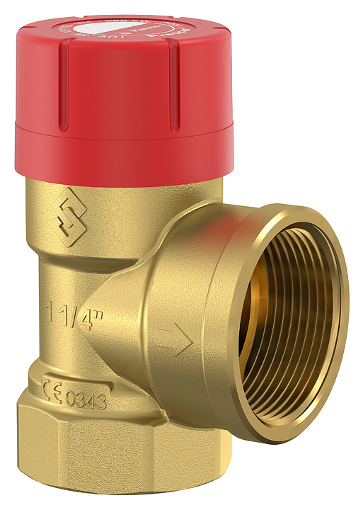 Клапан предохранительный пружинный угловой Flamco Prescor G1 1/4