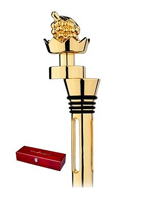 Винный скипетр WineSceptre Traube Grape Gold