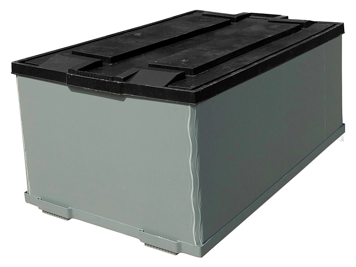 Контейнер ТАРА.РУ P-Box H700 L 1200х800х760 мм (сплошной) разборный с крышкой