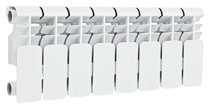 Радиатор Rifar Alum 200 (8 секций, боковое подключение)